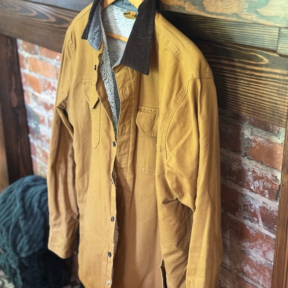 Tailor Vintage Tan and Brown Shirt Jacket - Picture 1 of 8